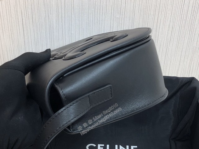 Celine專櫃2022全新CUIR TRIOMPHE系列單肩斜挎包 賽琳新版馬鞍包 sldj2423
